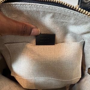 Gucci Leather Micro GC Handbag